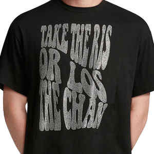 T-shirts imprimés tendance pour hommes, design personnalisé avec strass, 100% coton, haute qualité, style vintage, grammage lourd - Product Image 2