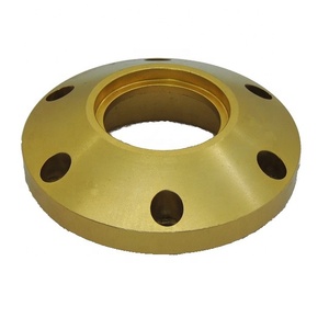 ANSI B16.5 Class 150 WN RF Forged Brass <b>Flange</b> Customized CNC Milling Parts Bronze Aluminum Stainless Steel Material - Product Image 4