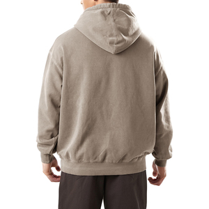 Fournisseur professionnel de sweats à capuche oversize vierges délavés à l'acide, design unique streetwear, sweats à capuche délavés à l'acide 2026 - Product Image 5