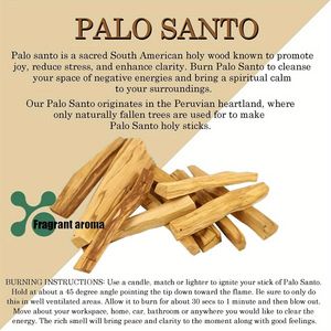 16 Varillas de Incienso de Madera de Palo Santo Natural, Decoración para el Hogar y Purificador de Aire, Regalo de Navidad - Product Image 6