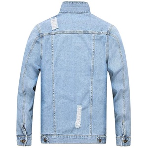 Chaqueta Vaquera para Hombre al por Mayor, Ligera, con Logotipo Personalizado, Ropa de Invierno para Exteriores, Estilo Urbano, Chaqueta Vaquera Nueva para Hombre - Product Image 5