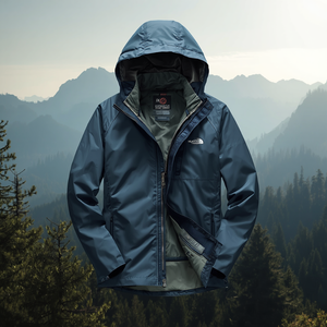 <b>Men</b> Nylon Shell Hooded <b>Lightweight</b> <b>Jacket</b> Windproof Outdoor Casual Sports Outerwear OEM Wholesale Supply - Product Image 4