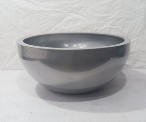 Modern Round Metal <b>Planter</b> <b>Large</b> Indoor Outdoor Garden Plant Pot Decorative Flower Container Minimalist Home Office Metal Plante - Product Image 4