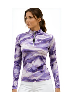 Camiseta de Compresión de Manga Larga para Mujer, Colores Personalizados, Precio al por Mayor, para Equitación y Espectáculos Ecuestres - Product Image 3