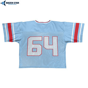 Daizen Star Men's Youth Football Jersey V-Neck Short Sleeve Mesh 100% Polyester Breathable Team Name Printed 63 Number All - Product Image 4