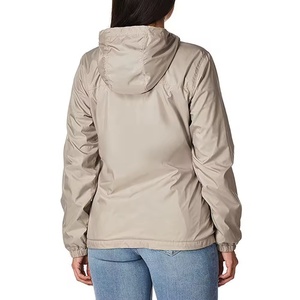 New Style Wholesale Custom <b>Women</b> <b>Windbreaker</b> Jacket Top Seller <b>Women's</b> Full Length Printed Nylon Waterproof Rain Jacket - Product Image 4