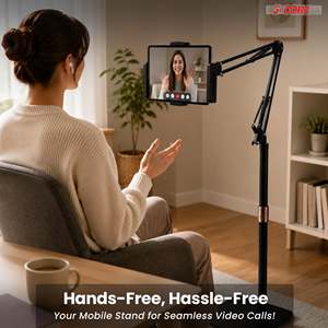 5 Core <b>Tablet</b> Floor <b>Stand</b> 360 Rotatable Adjustable Overhead Universal Bed Phone iPad <b>Stand</b> - Product Image 4