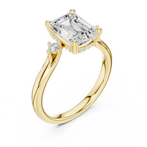 Bague Solitaire Élégante en Or Jaune Taille Marquise, Bijoux de Mariage et de Fiançailles de Luxe, Bagues de Mode Personnalisées en Gros pour Femme - Product Image 3