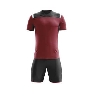 Maillot de sport d'été pour hommes à faible MOQ, en polyester respirant, avec nom imprimé, uniforme de football à séchage rapide - Product Image 2