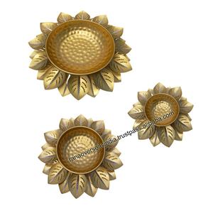 Bol Urli décoratif en fer de luxe de qualité supérieure parfait pour la pièce maîtresse de comptoir de décoration intérieure - Product Image 1