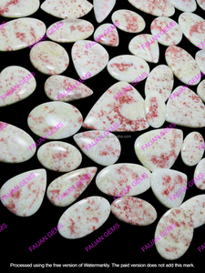 Magnifiques cabochons en cinabre rose naturel de haute qualité pour la décoration d'ongles, pierres précieuses en vrac pour bijoux, FAIJAN GEMS Rajasthan - Product Image 3