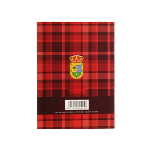 Branded Reds CAMPUS Plaid Journal avec emblème avec couverture feuilles doublées - Product Image 4