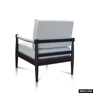 เก้าอี้พักผ่อน Nero Classic Modern Teak ทำจากไม้สักแท้ ดีไซน์ตามหลักสรีรศาสตร์ พร้อมเชือกพาราคอร์ด ไม่สามารถพับได้ เหมาะสำหรับใช้ในห้องนั่งเล่น - Product Image 2