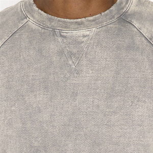 Sweat-shirt unisexe à col rond, coupe classique, 100% coton, tissu en molleton français écologique, décontracté, pour l'automne, poids du tissu 300g - Product Image 3