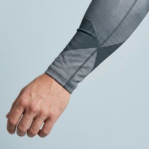 Maillot de compression athlétique à manches longues pour homme, imprimé par sublimation, idéal pour le BJJ, la gym, l'entraînement et comme couche de base pour le fitness - Product Image 3
