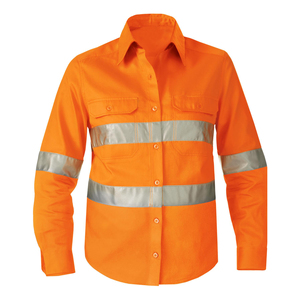 Vêtements de sécurité réfléchissants 100% coton, manches longues, ignifuges, résistants aux flammes, chemise FRC ignifuge pour soudeurs, vente chaude - Product Image 2