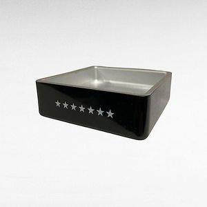 Cendrier de bureau carré en acier inoxydable, design minimaliste, pour usage domestique - Product Image 4