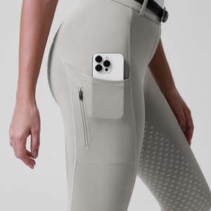 Pantalones de equitación suaves y flexibles para mujer, para montar a caballo a diario, pantalones de equitación duraderos para mujer con presillas para cinturón - Product Image 2