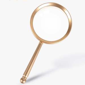 Lupa metálica con marco resistente, perfecta para lectura detallada de mapas e inspección de documentos - Product Image 6