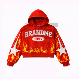 Ensemble sweat à capuche et jogging en polyester/coton imprimé sur mesure, qualité supérieure OEM ODM, style streetwear, usine d'habillement professionnelle - Product Image 2