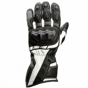 Guantes de Motociclismo de Cuero Personalizados para Invierno, con Protección Completa para los Dedos y Agarre Antideslizante, Unisex - Product Image 2