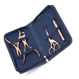 Herramientas Profesionales para Extensiones de Cabello, Kit de 4 Piezas de Acero Inoxidable con Alicates, Gancho de Alambre, Aguja y Tijeras - Product Image 6