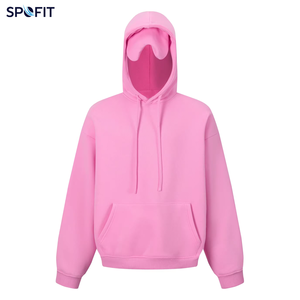 Sudaderas con Capucha Unisex de Invierno, Holgadas, Gruesas, con Diseño Sólido, Personalizables con Logotipo Propio, Venta al Por Mayor - Product Image 2