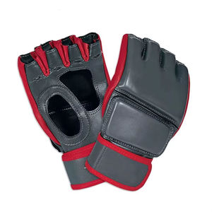 Mma <b>Gloves</b> Leather Half Finger Professional Boxing MMA <b>Gloves</b> Equipment Leather MMA Grappling <b>Gloves</b> in Low Price Private Label - Product Image 1