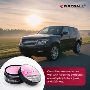 Cera para Coches Fireball Cherry Blossom (Show Car) 150 ml, Cera de Carnauba Premium de Alto Brillo para Coches de Exhibición, para Mejorar la Profundidad del Brillo - Product Image 2