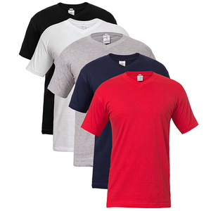 Camiseta Personalizada con Cuello en V para Hombre, 175g, Secado Rápido, Ecológica, Lisa, Casual, Manga Corta - Product Image 5
