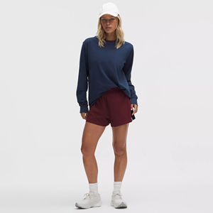 Fashion Trend Women's Casual Regular Fit Long Sleeve T-Shirt Sweatshirt O-Neck <b>Top</b> Breathable Logo Jersey Solid Color Women Tee - Product Image 3