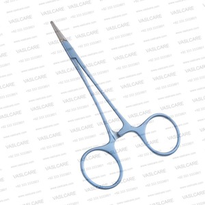 Porte-aiguille en titane Webster 4,5 pouces à mâchoires diamantées – Léger et antimagnétique pour la blépharoplastie, la rhinoplastie et le lifting du visage - Product Image 5