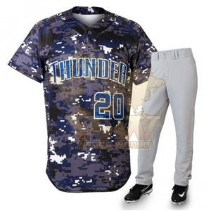 Maillot de baseball personnalisé avec logo pour homme, grande taille, respirant, en maille, ensemble uniforme de sublimation, uniforme du Mexique vierge 100% - Product Image 1