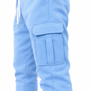 Conjunto de Sudadera con Capucha y Pantalones Deportivos Azul Cielo Personalizados para Hombre, Sudadera Holgada, Chándal, Fabricante de Ropa Deportiva al por Mayor - Product Image 5