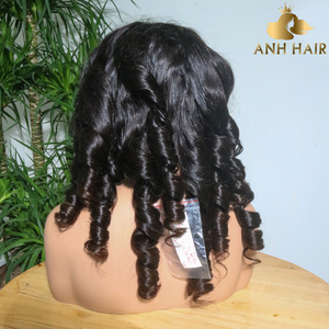 ANH HAIR Long Natural Black Human Hair <b>Wig</b> <b>Deep</b> <b>Wave</b> Lace Front Pre Plucked 250% Density - Product Image 5
