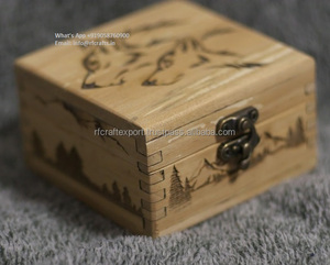 กล่องไม้ขนาดเล็ก vivisir และ Drakkar พร้อมการแกะสลักทางศาสนาไม้สักของขวัญทางธุรกิจ - Product Image 2