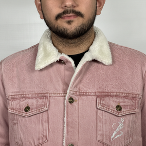 Vestes en jean en gros personnalisées, style délavé et vieilli, quatre poches, coupe ajustée confortable, nouvelle veste en jean tendance pour homme - Product Image 2