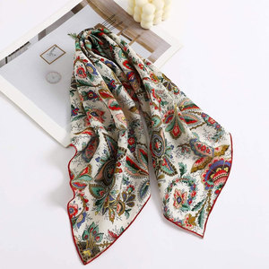 Vente directe usine, faible MOQ, bandana décontracté respirant pour femmes musulmanes, en soie satinée, étiquette privée, design personnalisé, toutes options - Product Image 3