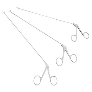 Ensemble de forceps laryngéens de qualité médicale, 3 pièces, 25 cm, instruments chirurgicaux ORL réutilisables, qualité supérieure - Product Image 1