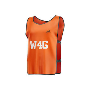 Custom Printed Front 100% Polyester Football Practice <b>Bib</b> Shirts Soccer Uniforms Moisture Wicking High Quality Soccer <b>Bibs</b> - Product Image 4