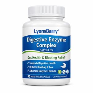 Capsules de complexe enzymatique digestif, santé intestinale, soulagement des ballonnements, complément alimentaire, fabricant OEM, étiquette privée - Product Image 2