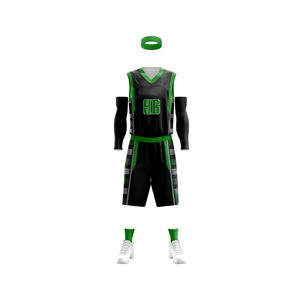 Tenue d'équipe de basketball unisexe professionnelle avec maillot double face et short de jeu personnalisable, nom d'équipe personnalisable, toutes saisons - Product Image 2