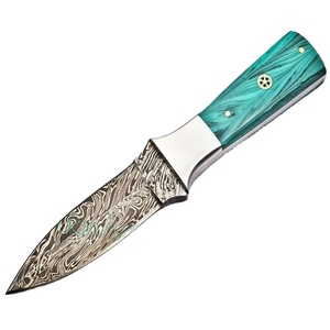 Couteau de chasse en acier, ustensile fait main, damas belle manche en résine (Smk1807) 1 pièce - Product Image 1