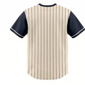 Jersey de Béisbol Sublimado con Nuevo Diseño 2026, Uniforme Deportivo Personalizado con Botones Completos, Venta al Por Mayor, Transpirable y de Secado Rápido - Product Image 3