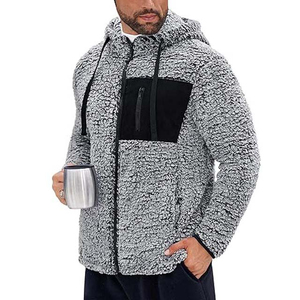 New Style Men's Full Zip Cordura Polyester <b>Micro</b> Polar <b>Fleece</b> <b>Jacket</b> Custom Logo Breathable Windproof Winter Outerwear Casual - Product Image 1