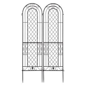 2 Pack Rustproof Iron Garden Trellis 16\" X 61\" Premium Fencing Trellis & Gates - Product Image 2