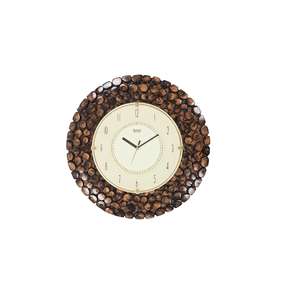 Horloge murale décorative en bois artisanale antique, style vintage unique, personnalisable pour la décoration de la maison ou du bureau - Product Image 1