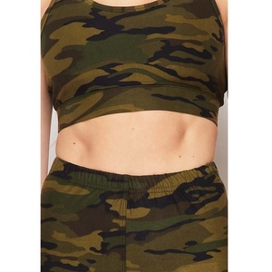 Conjuntos de Yoga de Dos Piezas de Cintura Alta con Cuello Redondo, Sublimados con Impresión Digital, Personalizados, Transpirables, de Spandex/Poliéster, Más Vendidos - Product Image 6