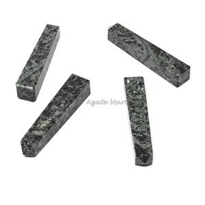 Wholesale Natural Grey Moss Agate Tower <b>Feng</b> <b>Shui</b> Style <b>Crystal</b> Healing Stones Polished Gemstone for Gifts Low Price - Product Image 3