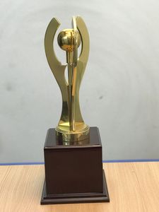 Vintage Double Handle <b>Trophy</b> <b>Cup</b> Award Plaque Brass Finish Display Decoration - Product Image 6